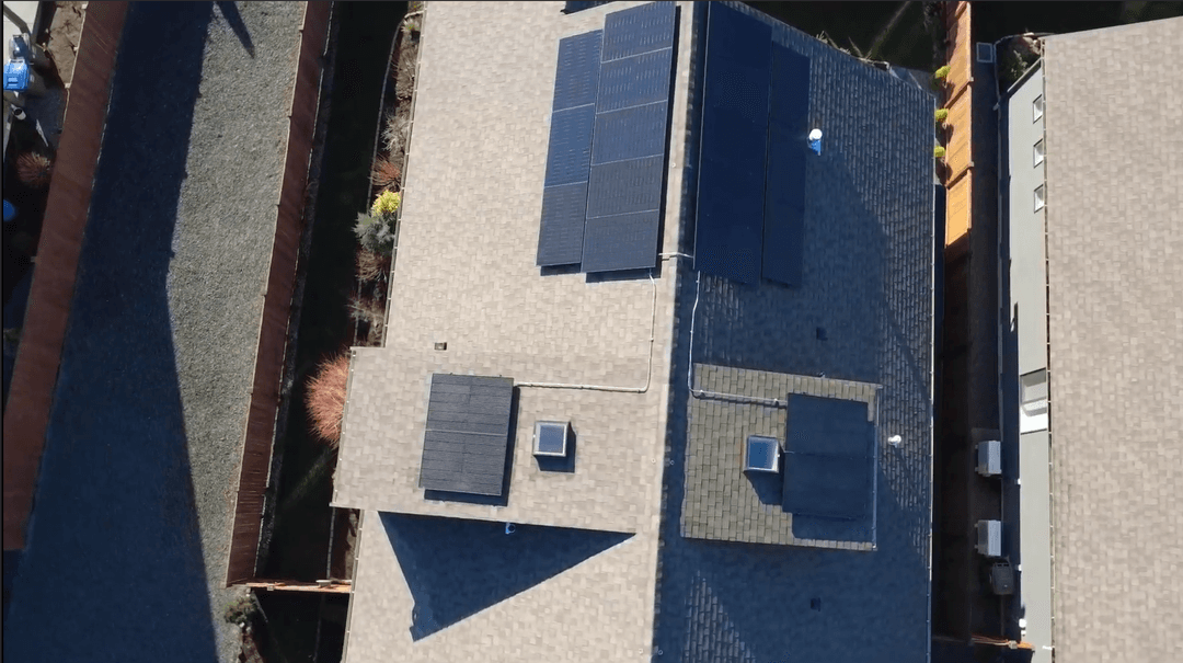 rooftop solar installation