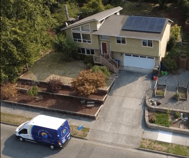 residential solar installation